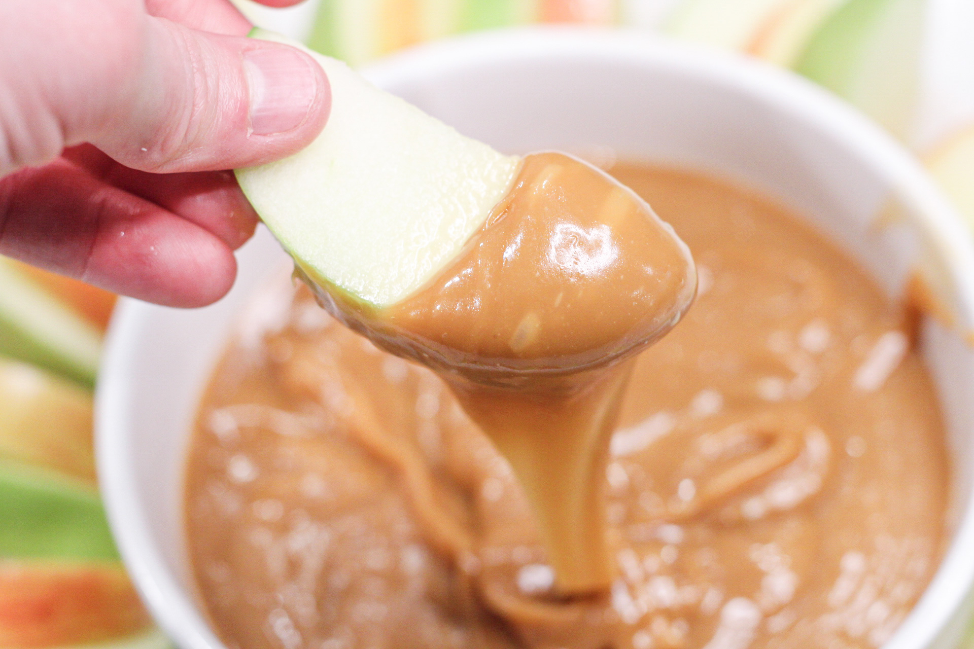 salted caramel apple dip
