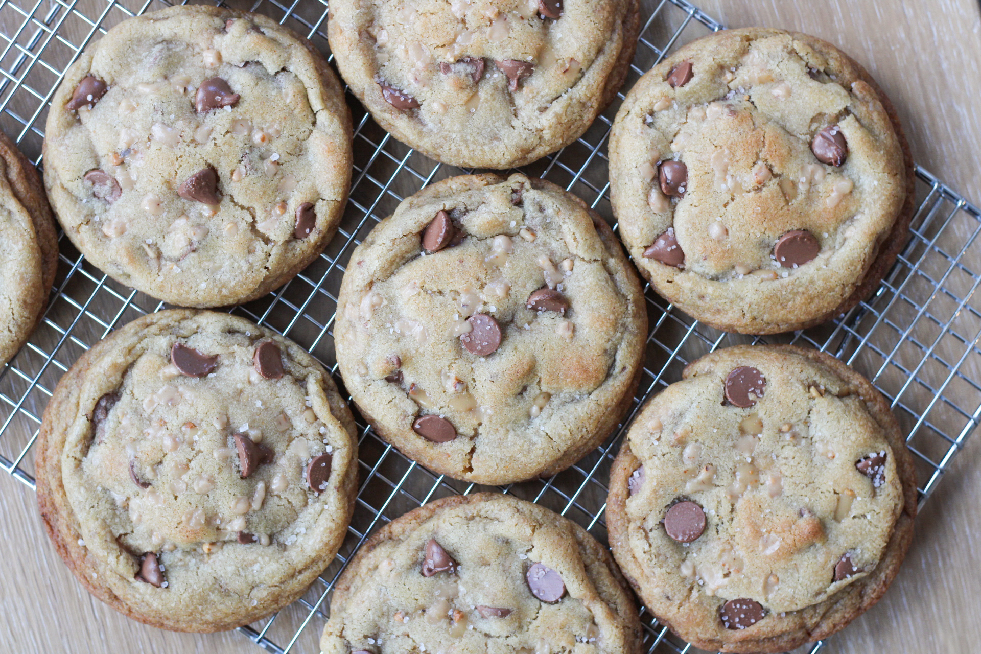 toffee chocolate chip cookies