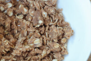 oat crumble topping