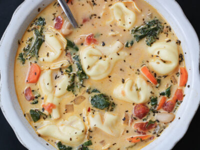 slow cooker tortellini soup
